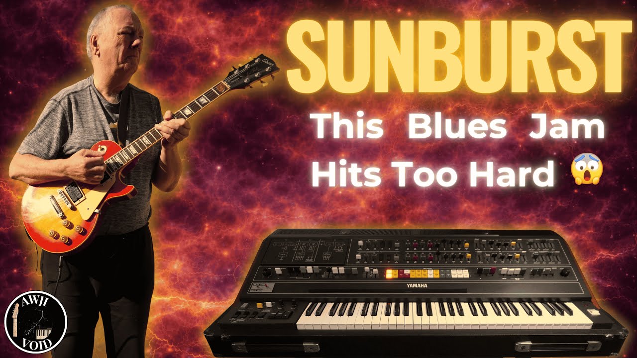 Sunburst - This CS-80 + Gibson Les Paul Blues Jam Hits Too Hard 😳
