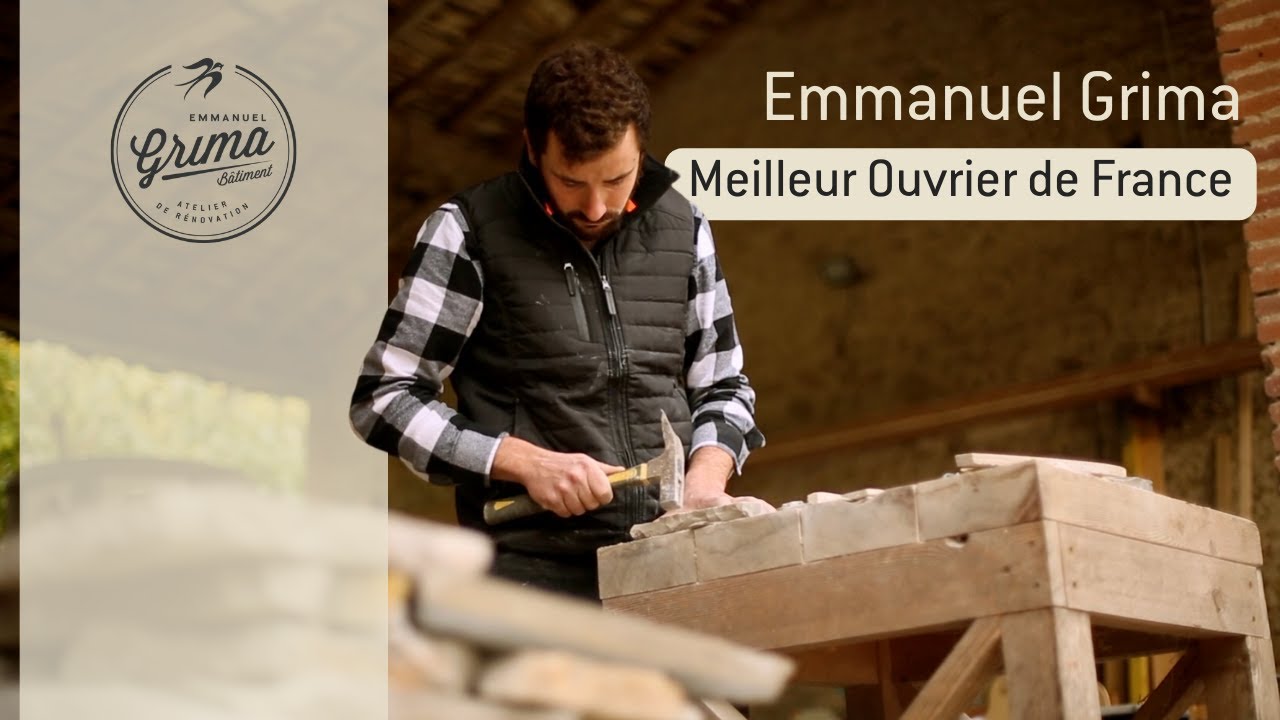 Emmanuel Grima : Artisan Maçon élu Meilleur de France en 2019 !