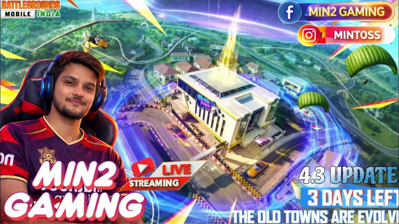 BGMI LIVE STREAMING | MIN2 GAMING