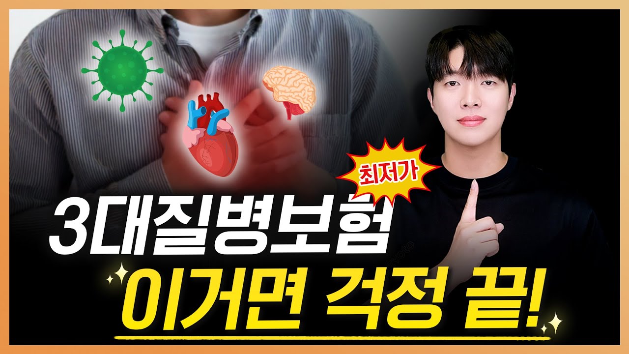 3대질병보험 추천 이 설계대로 가입하면 최저가 가능합니다 (3대진단비,암진단비,뇌질환진단비,심장질환진단비)