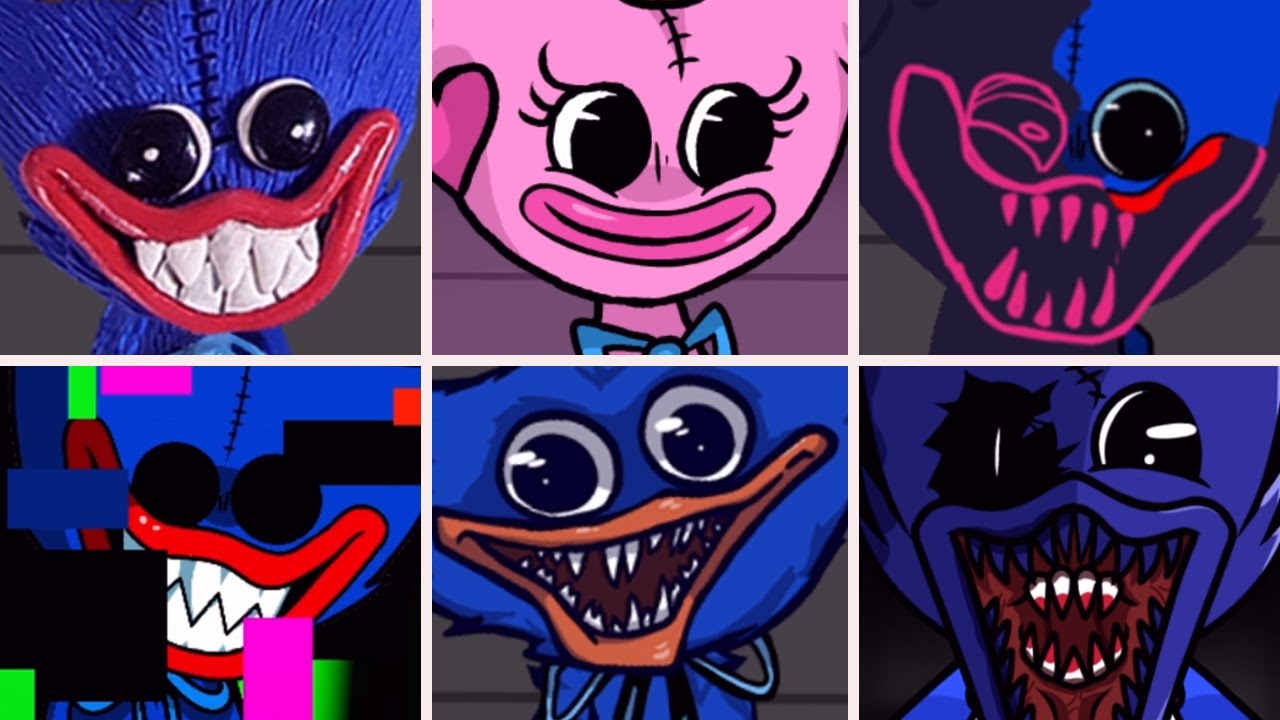 Friday Night Funkin' - Playtime but everytime it's Huggy Wuggy turn a Different Skin Mod is used