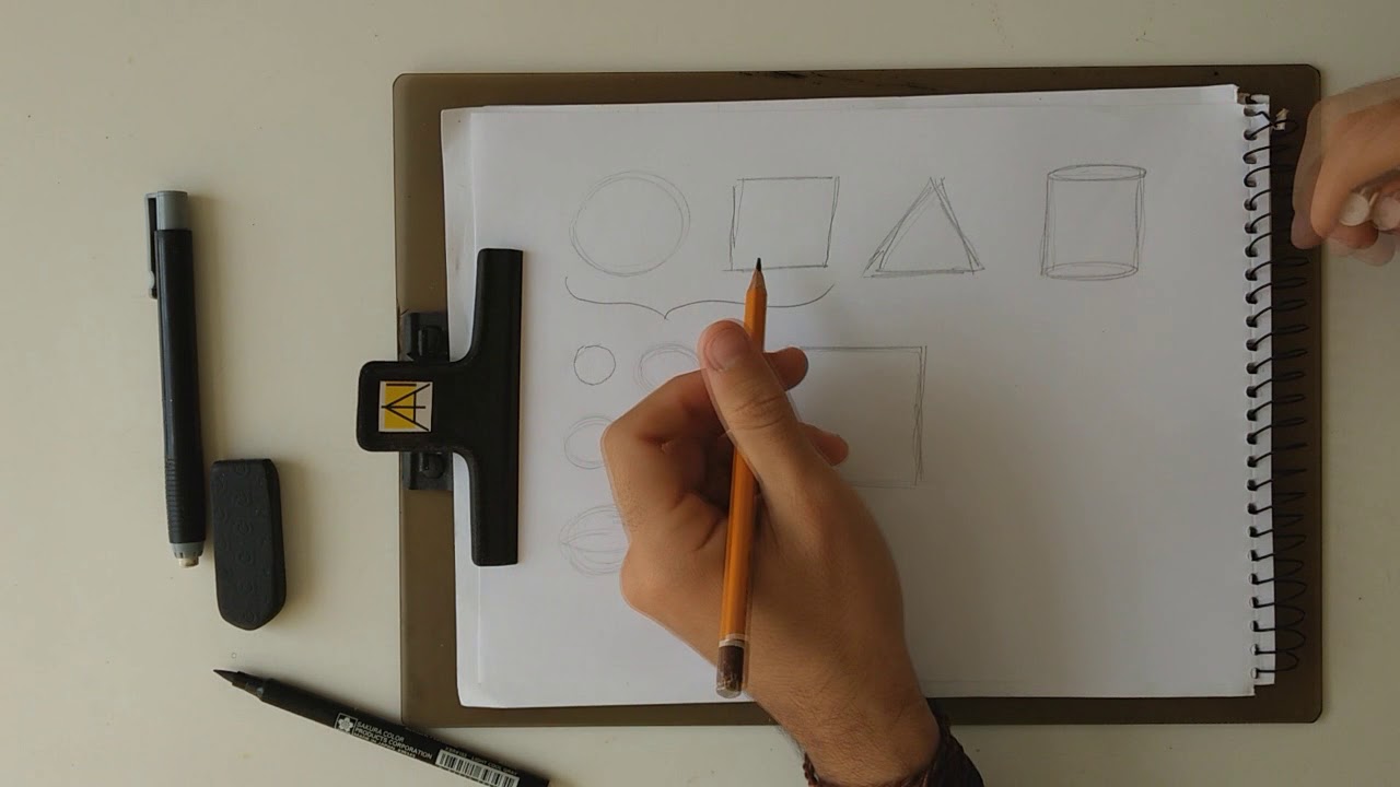 AULA DE DESENHO - 1/10 Formas básicas