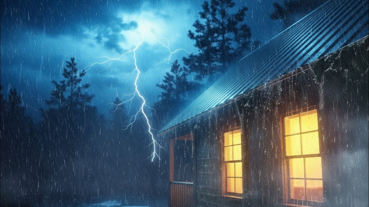 Cozy Sound of Rain │ Relax │ White Noise │ Insomnia │ Steady Rain Ambience for Peaceful Nights
