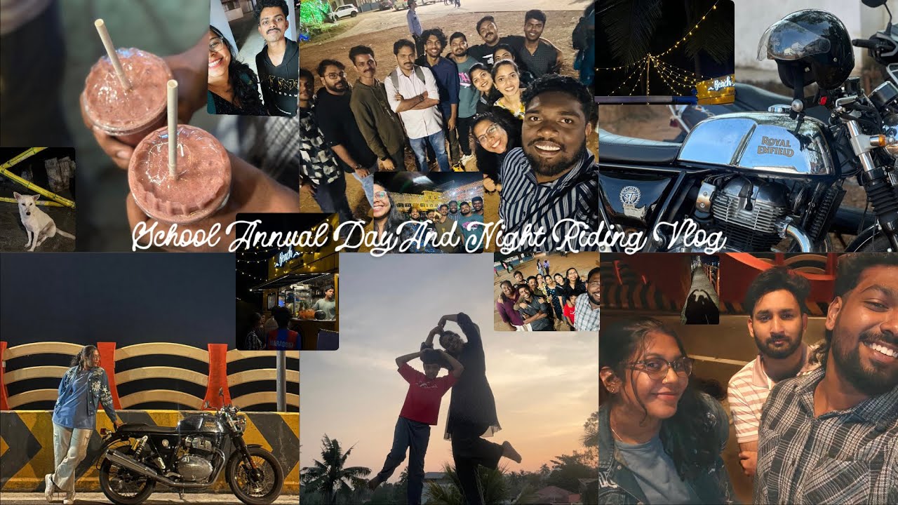 SchoolAnnualDay🧿Friends Reunited|NightRideWithCousin|Fooding|Cooking|SoloMovieDate|Dailyvlog