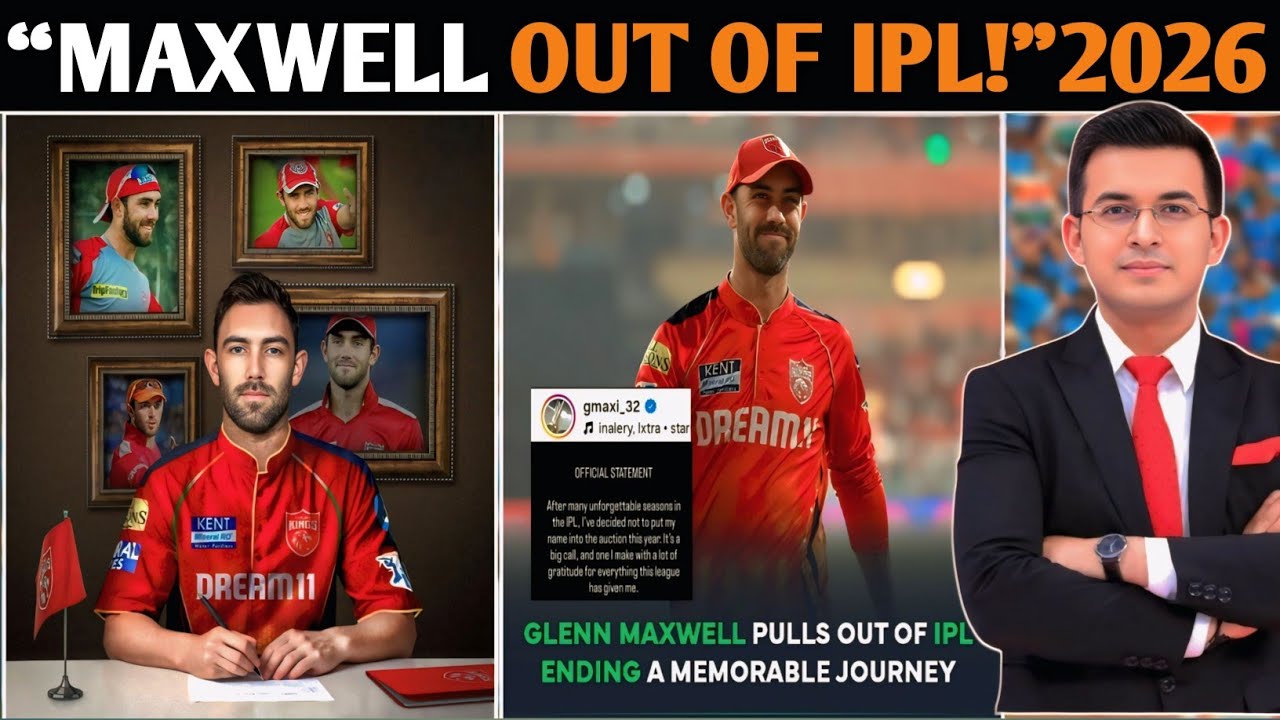 Glenn Maxwell Emotional Farewell | Withdraws From IPL 2026 Auction | The Big Show Says Goodbye