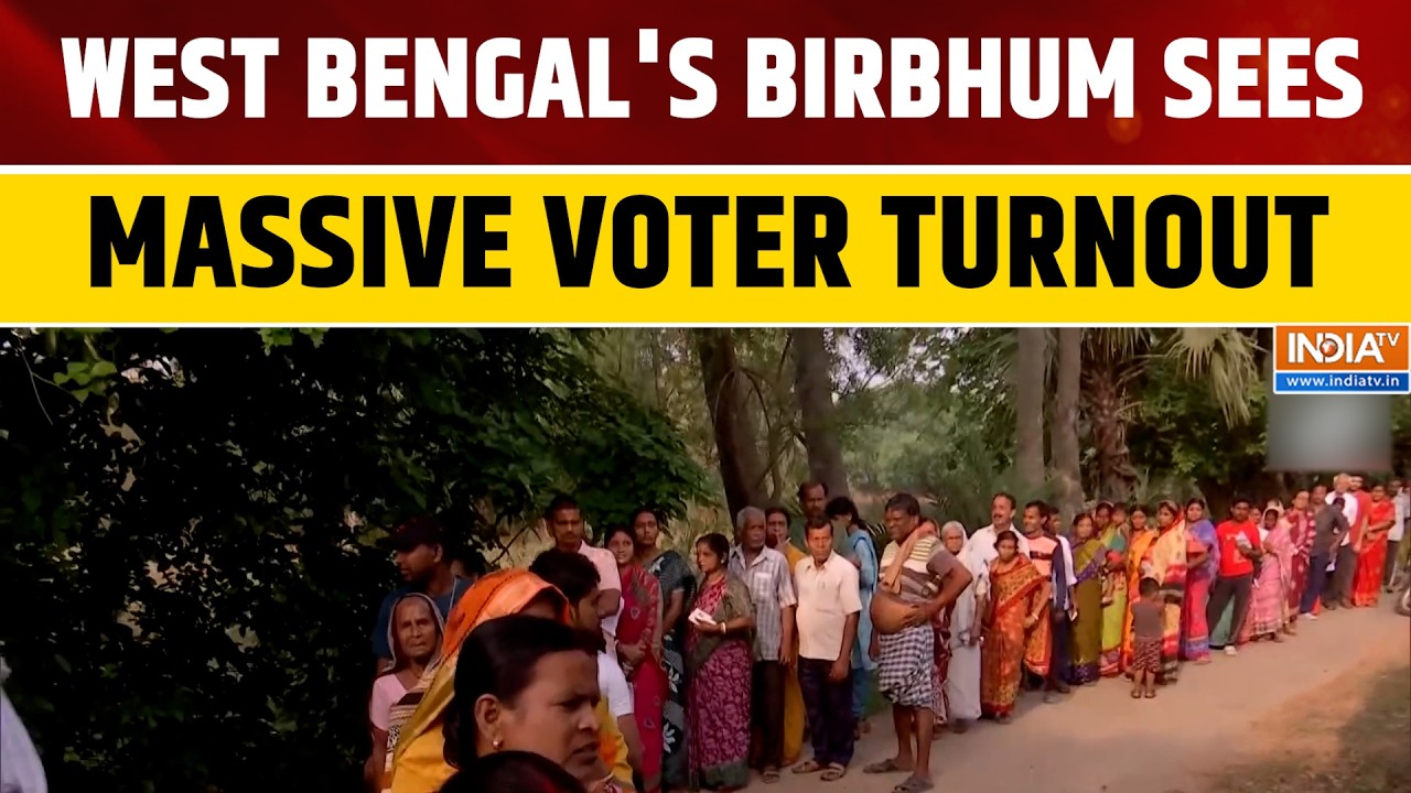 West Bengal Elections 2026: Massive Voter Turnout in Birbhum as Phase 1 Voting Begins