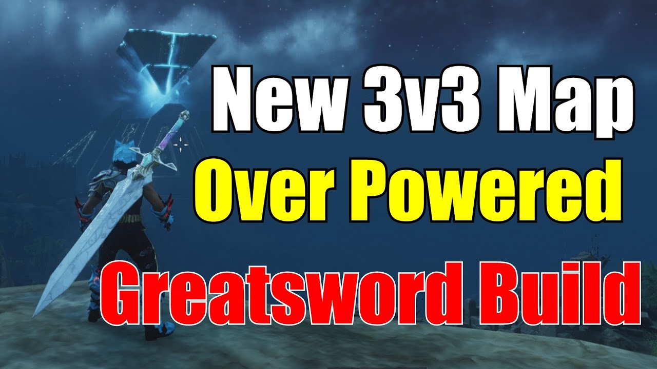 New 3v3 Arena Map: Over Power Greatsword Hatchet Build - Meta Guide | New World: Aeternum