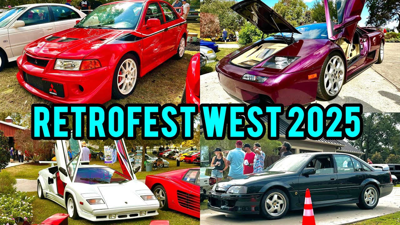 Retrofest West 2025. The Ultimate 80’s & 90’s car show with some of the Raddest Cars!! 