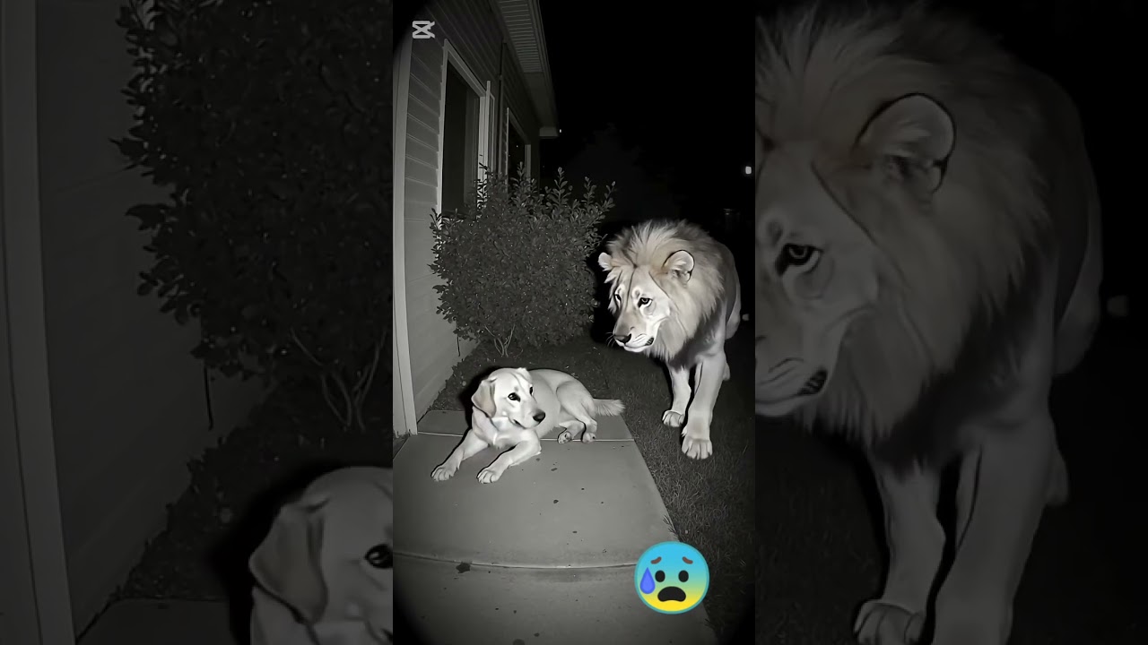 This cold moment 🤯 #lion #viralshorts