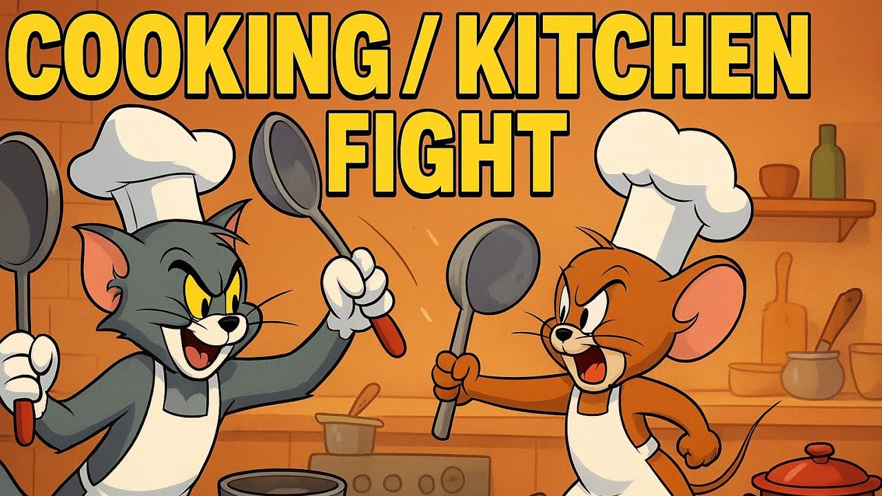 Kitchen Chaos | Tom & Jerry Kitchen Fight Comedy | Funniest Cartoon Moments
