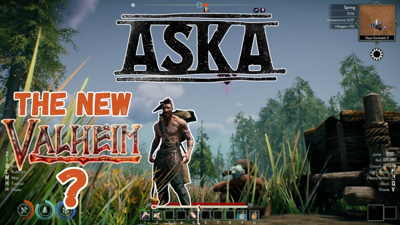 I Tried ASKA! New Survival Colony Simulator! Demo Gameplay