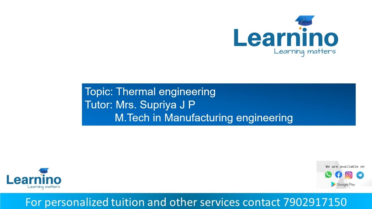 Thermal engineering, Demo Class