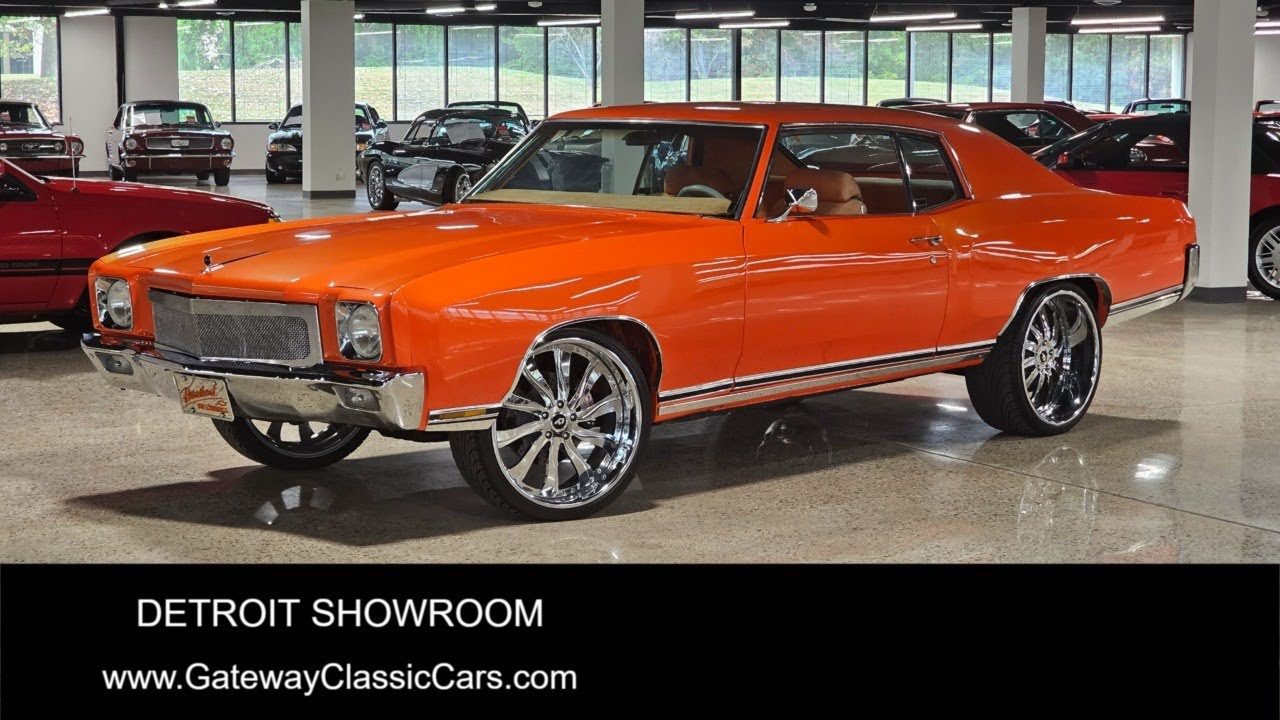 1971 Chevrolet Monte Carlo Gateway Classic Cars Detroit #2352 DET