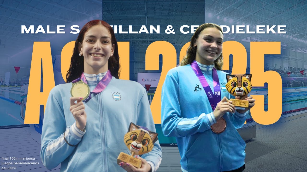JUEGOS PANAMERICANOS ASU 2025: MALENA SANTILLAN & CECILIA DIELEKE - 200M ESPALDA (FINAL)