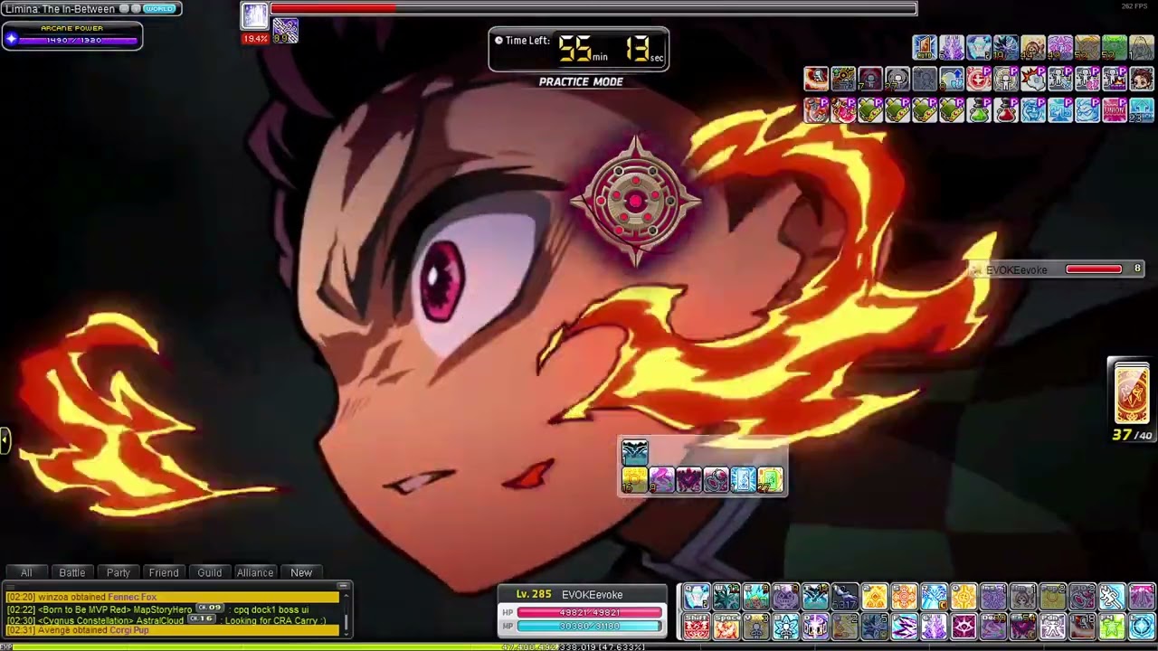 Maplestory | GMS Hyperion | Phantom Black Mage Solo 8:03