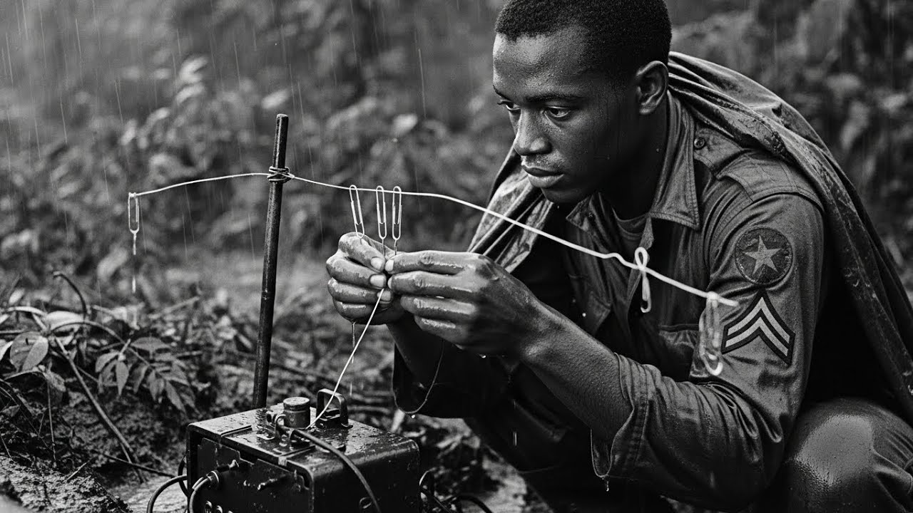 How One Black Radio Operator’s “Paper Clip” Antenna Saved a Trapped Battalion in Burma