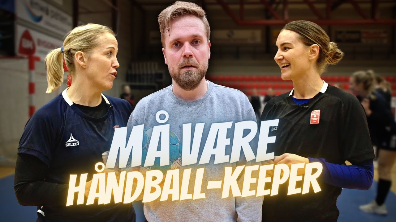 Jon Martin er med på håndballtrening (men må være keeper)