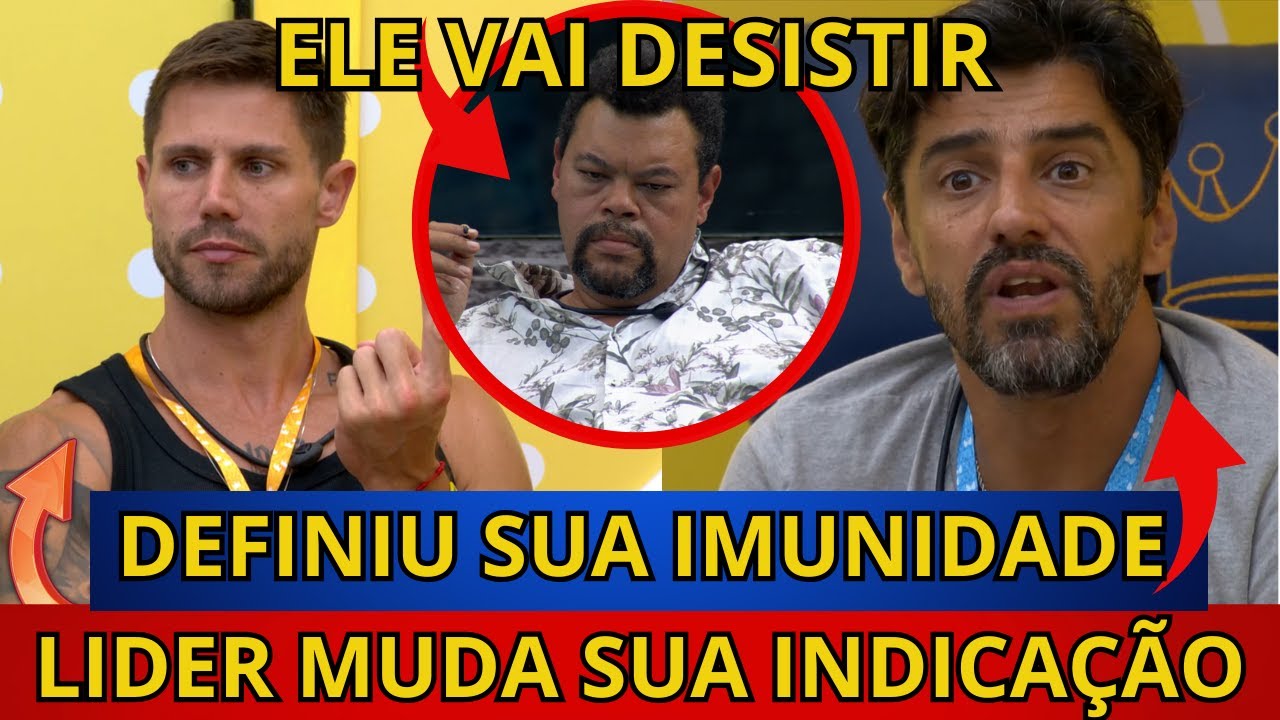 🔴BBB26: Babu QUER DESISTIR, Jonas MUDA SUA INDICAÇÃO PARA O PAREDÃO, Cowboy DEFINE SUA IMUNIDADE.
