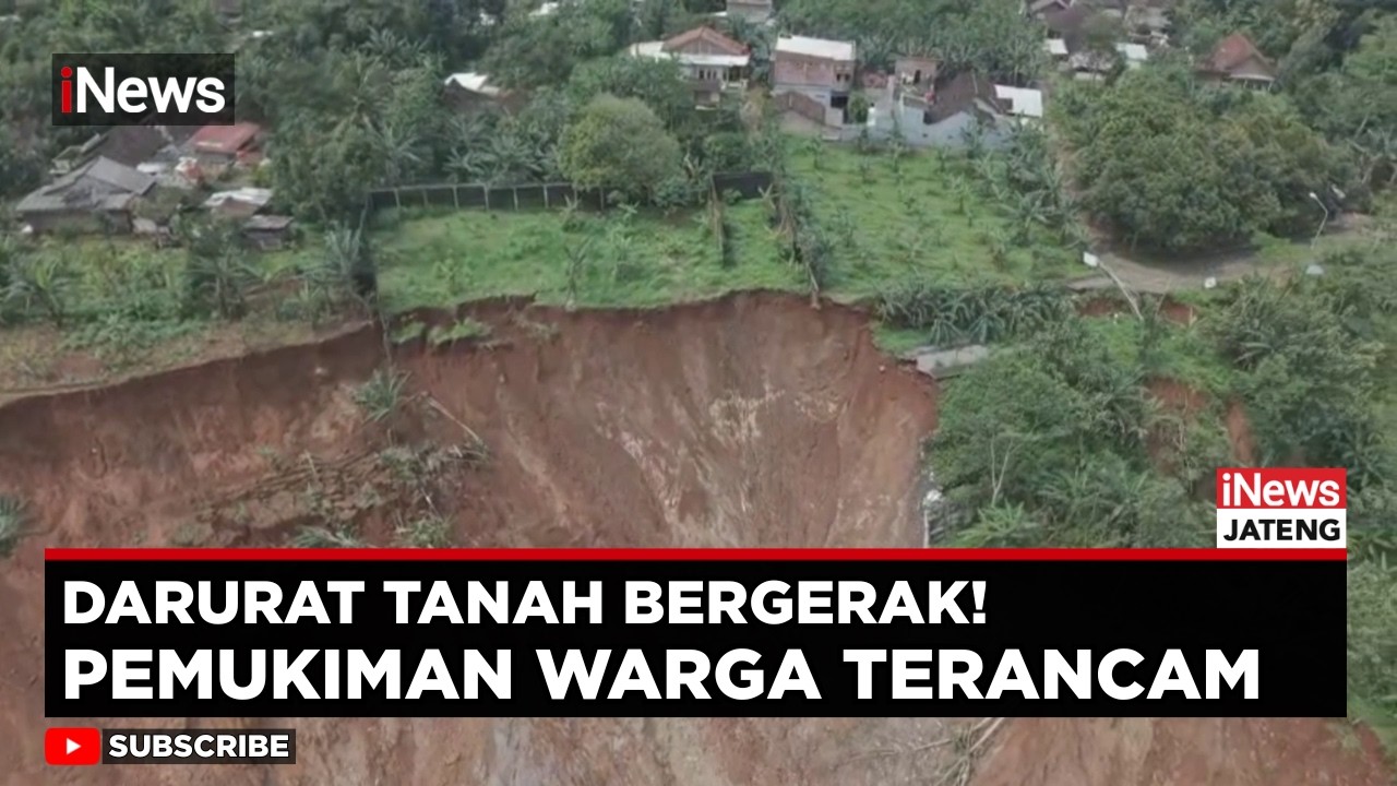 Tanah Bergerak di Ungaran Timur Meluas, Puluhan Warga Terancam | iNews Jateng