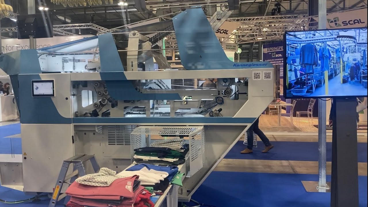 Kannegiesser Folding Robot | Folds Almost Every Garment in Seconds…
