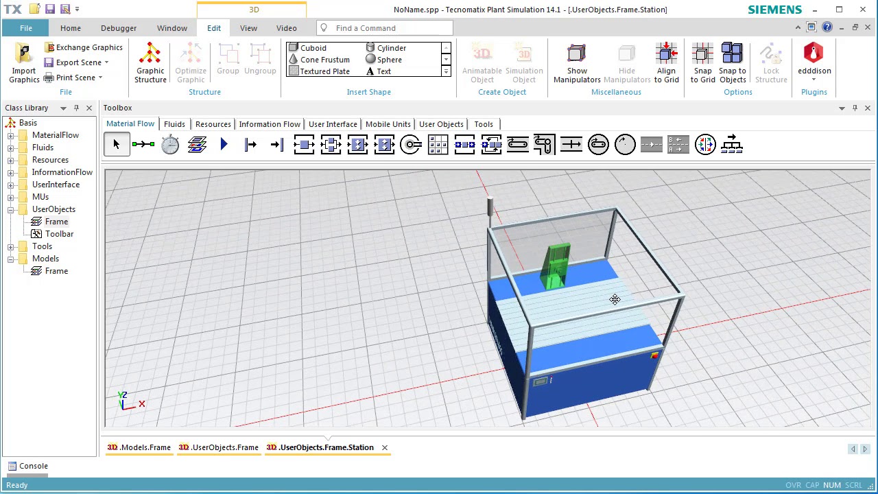 Plant Simulation 3D: Animatable Objects