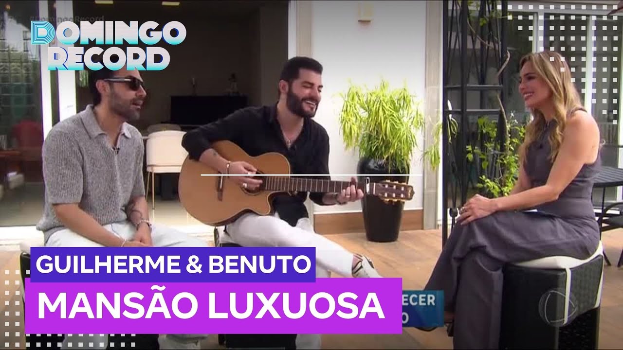Rachel Sheherazade conhece a mansão da dupla sertaneja Guilherme & Benuto