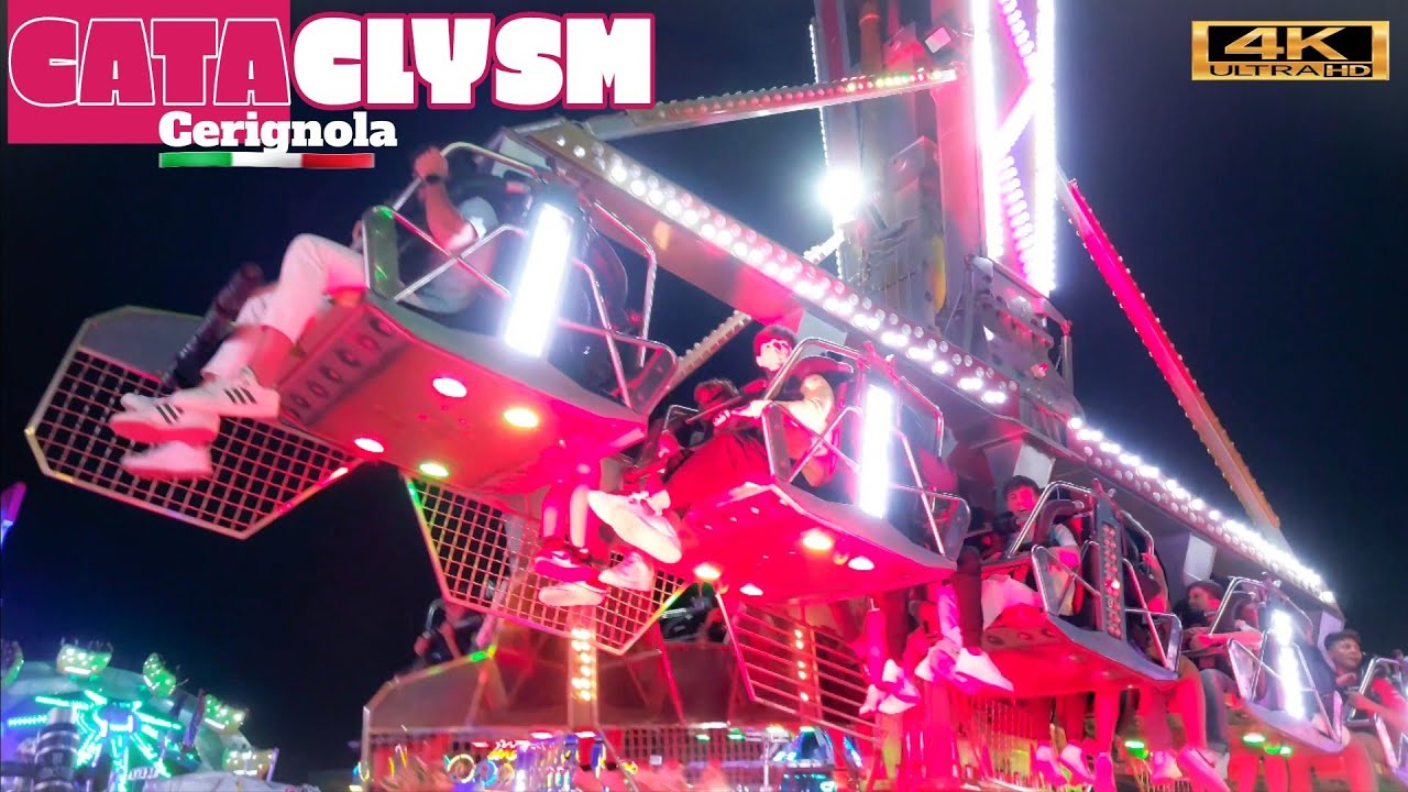 CATACLISM Giostre Cerignola 2023 🇮🇹 Lunapark 4k