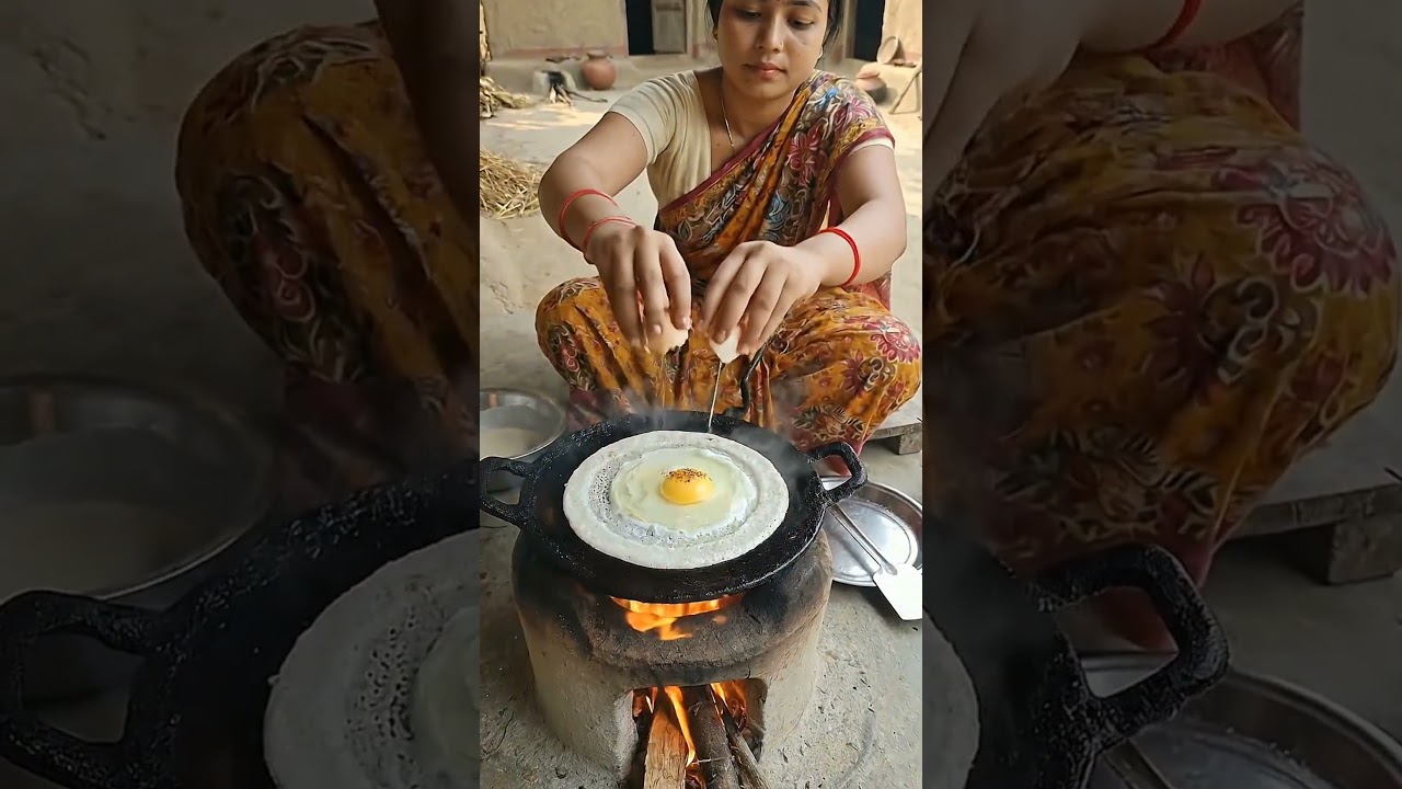 Traditional Village Style Dosa Cooking | #shorts #recipe #cooking #DosaRecipe