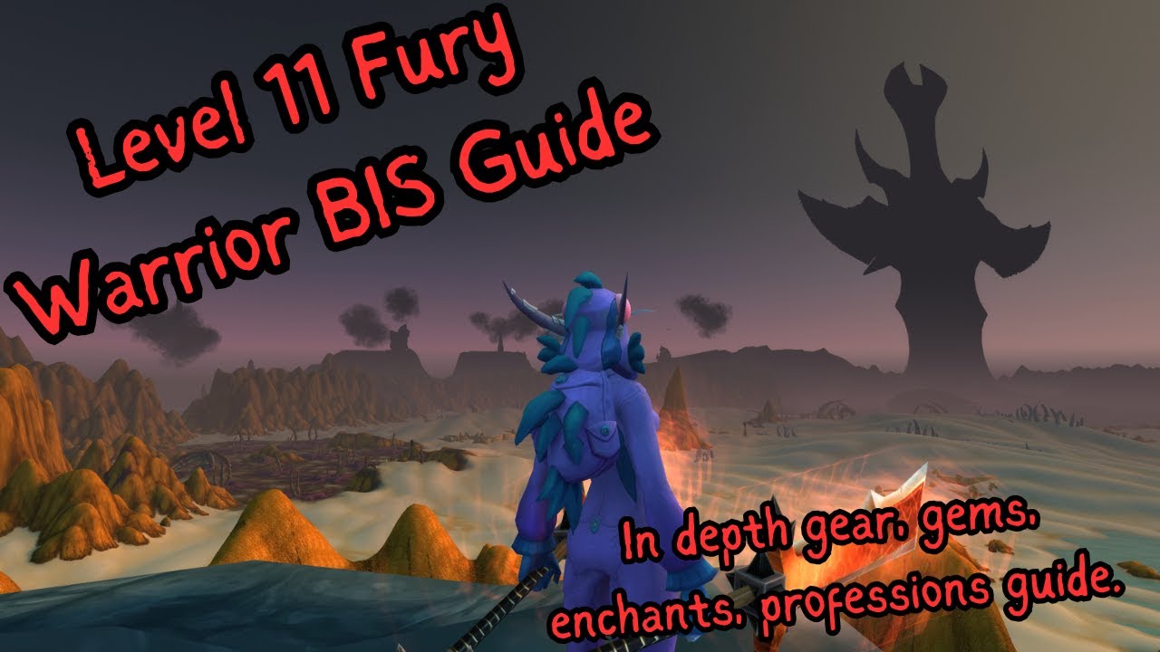 Руководство по BIS для воина ярости 11 уровня для WoW The War Within