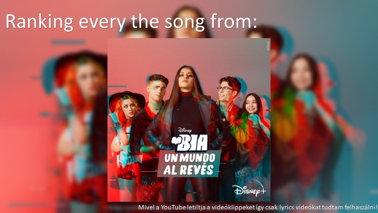 Rangsoroltam az összes dalt a Bia: Un mundo al revés albumról