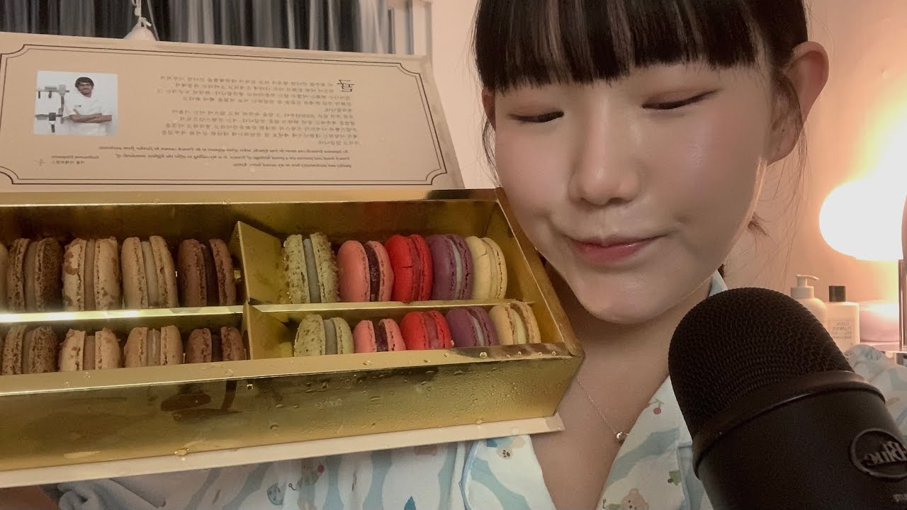 수다 asmr | 추석 전에 찍은 마카롱 먹으며 시시콜콜 왜 사는 지 이야기