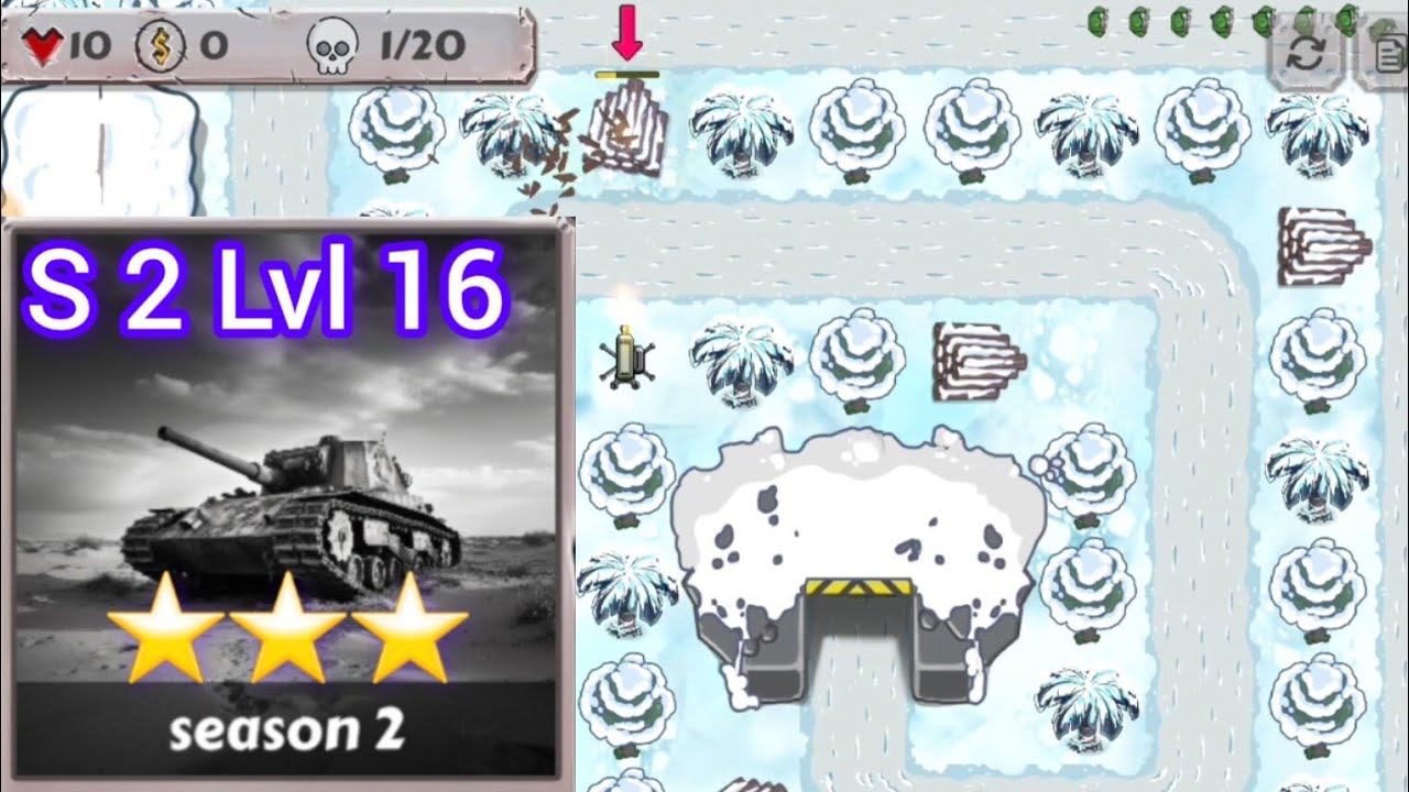 Battle Strategy: Tower Defense (2024) // Season 2 Level 16 ⭐⭐⭐