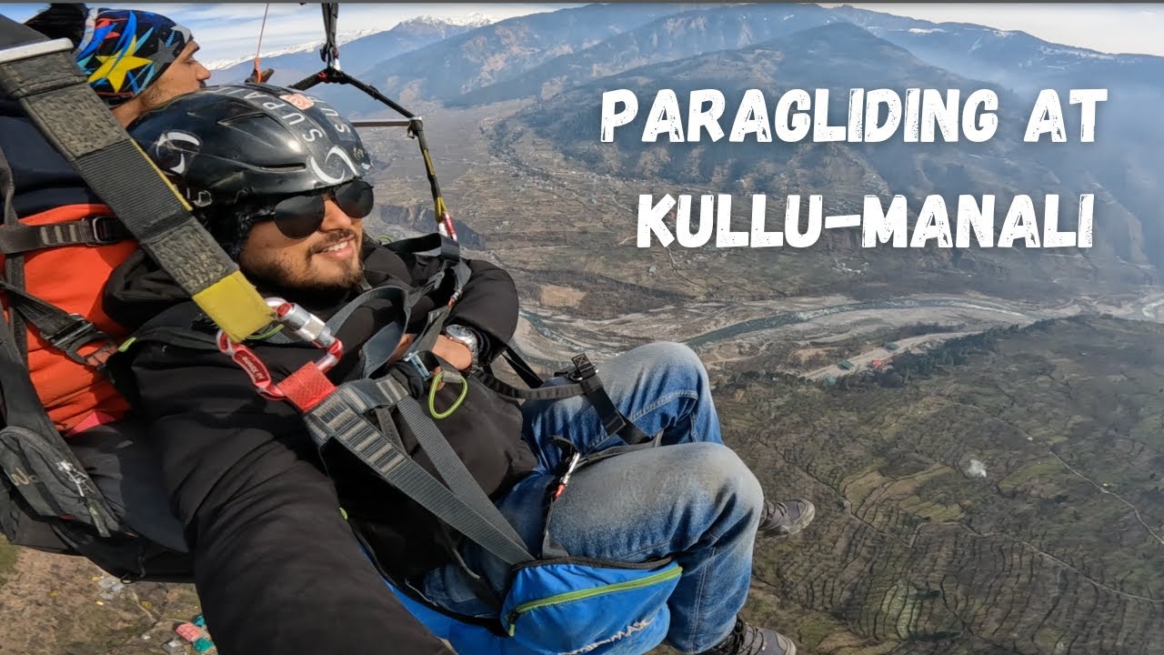 Paragliding at Kullu-Manali | Best experience ever | Only ₹1200 per person | Bike Trip