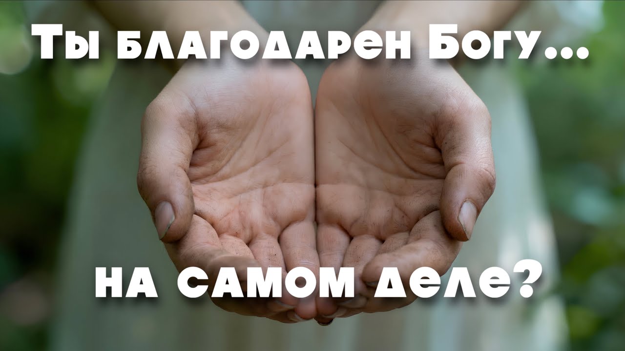 Ты благодарен Богу… на самом деле? | Роман Цыганюк | 29 ноября 2025