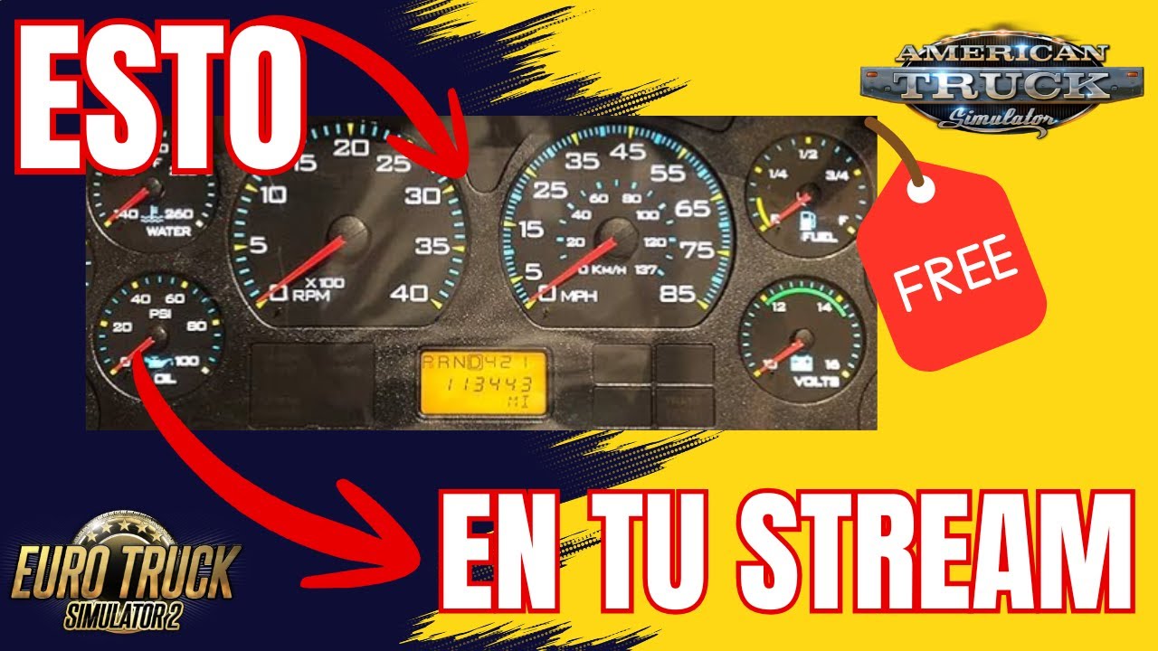Si eres streamer de ATS o ETS2 ¡TIENES QUE VER ESTO! - Lanzamiento Oficial: Truck StreamDash