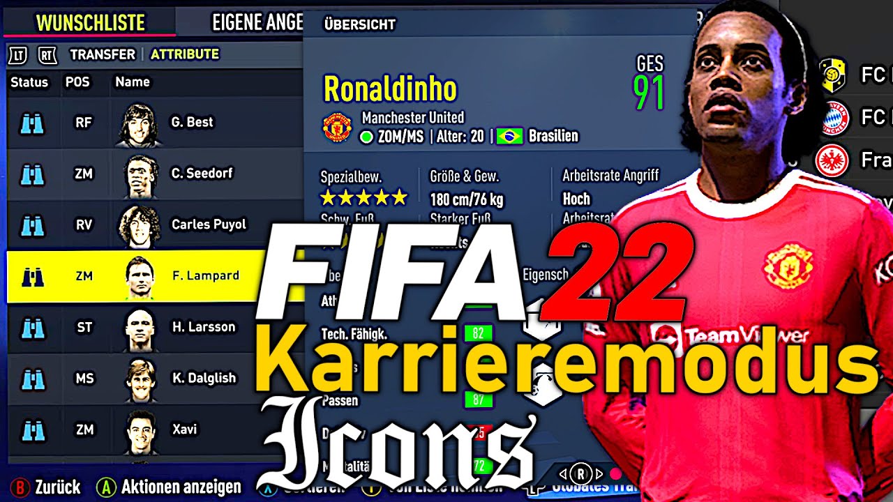 ALLE ICONS & HEROS IM FIFA 22 KARRIEREMODUS !!! 🌟⚽️ FIFA 22 Karriere Experiment