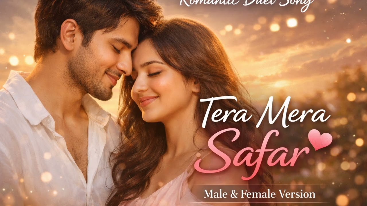 Tera Mera Safar ❤️ | Romantic Duet Song | Male & Female Version | New Love Song ll New song 2026 