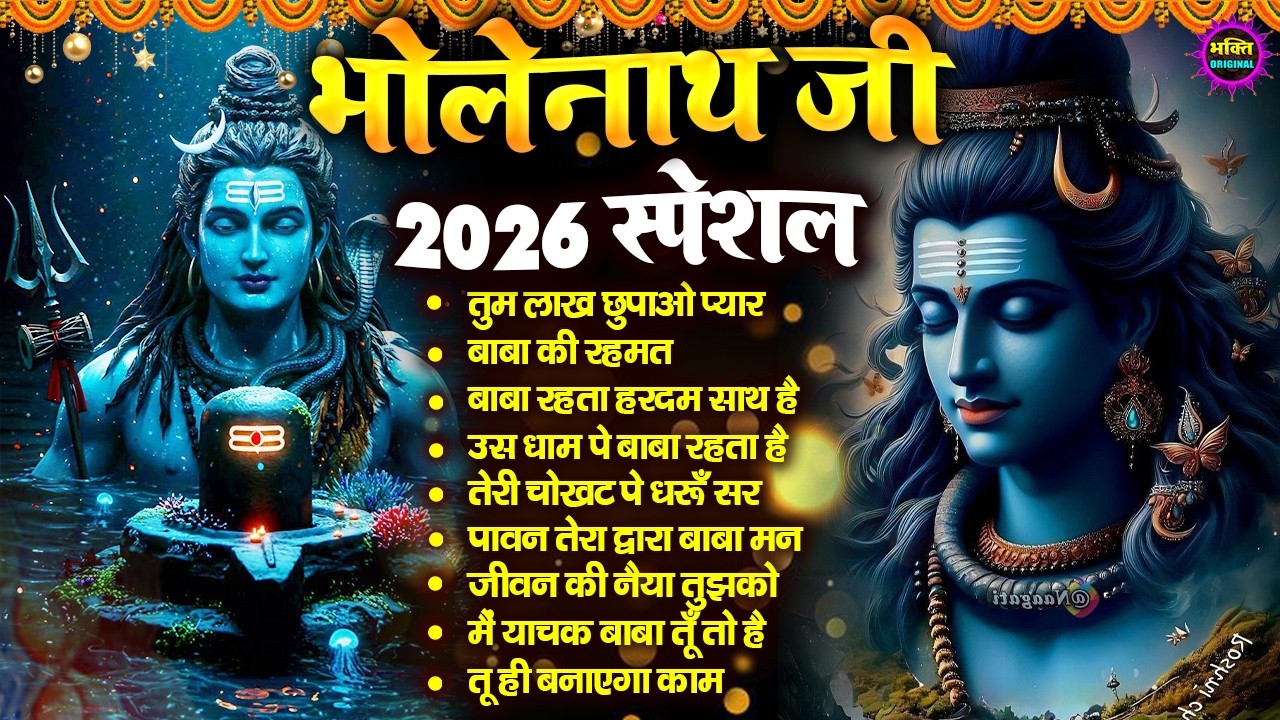 नॉनस्टॉप शिव भजन  | Nonstop Shiv Bhajan I Shiv Bhajan | Mahadev Bhajan | Shiv Song 2026