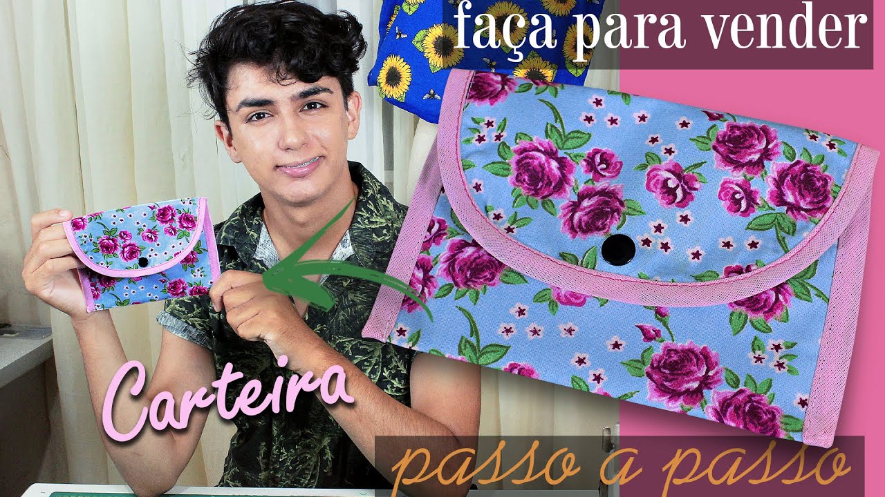 Como Fazer Uma Carteira de Tecido Passo a Passo [Carteira de Tecido fácil para iniciantes ]