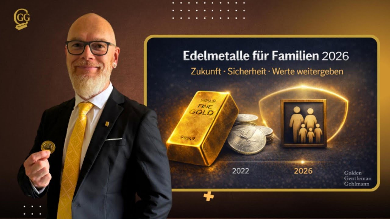 👨‍👩‍👧‍👦 Edelmetalle für Familien 2026: So schützt du Kinder, Kaufkraft & Zukunft