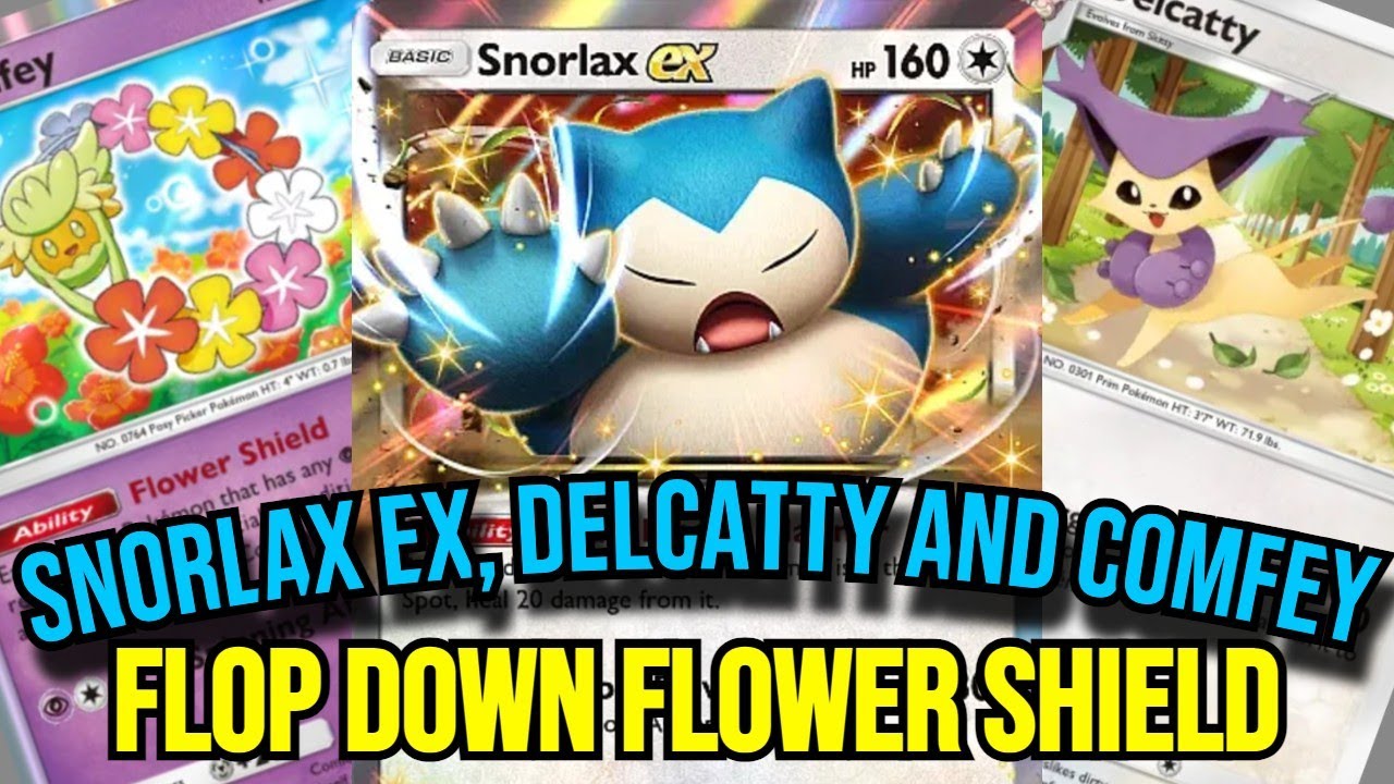 Snorlax EX, Delcatty and Comfey Deck Build! [Pokemon TCG Pokemon]