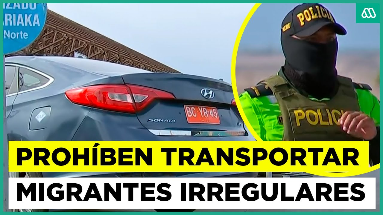 Intenso control de migrantes en el norte: indocumentados no podrán tomar taxis