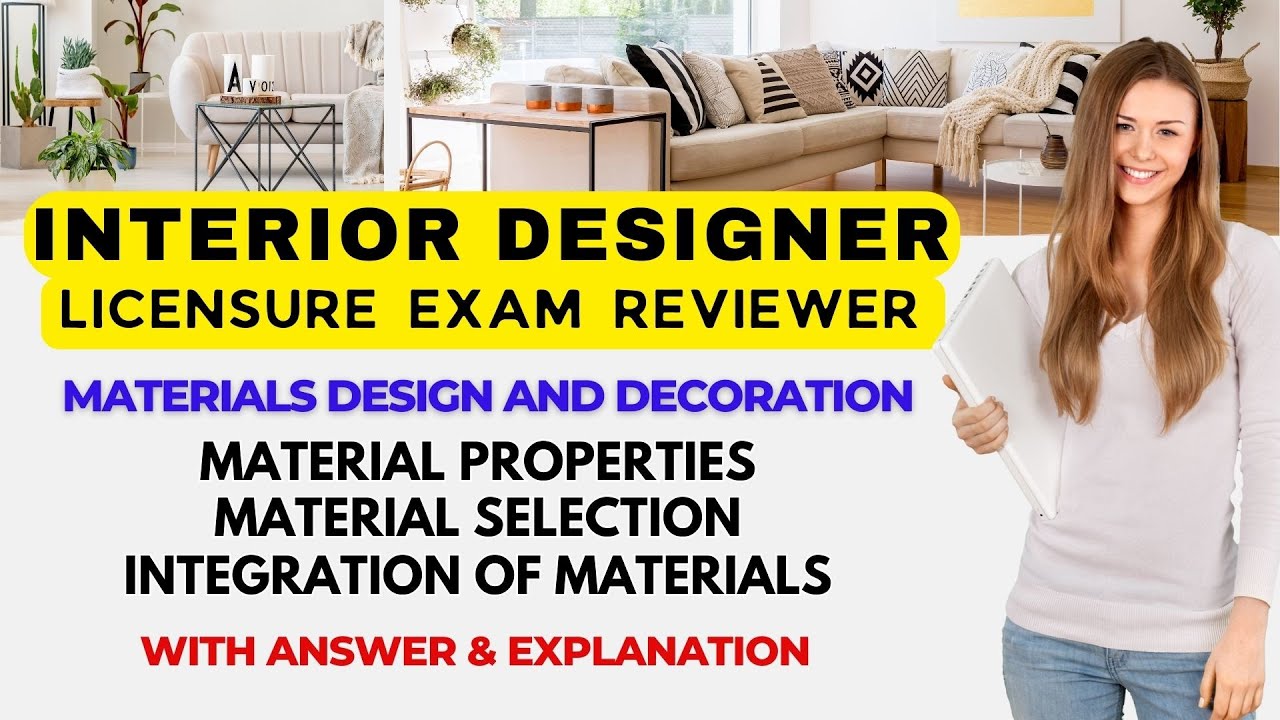 Interior Designers Board Exam Reviewer - Materials of Design and Decoration @examreviewph