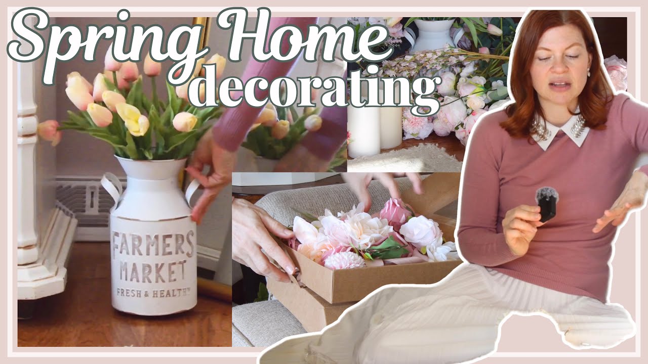 Spring Decorate With Me | Pink & Feminine Home Decor