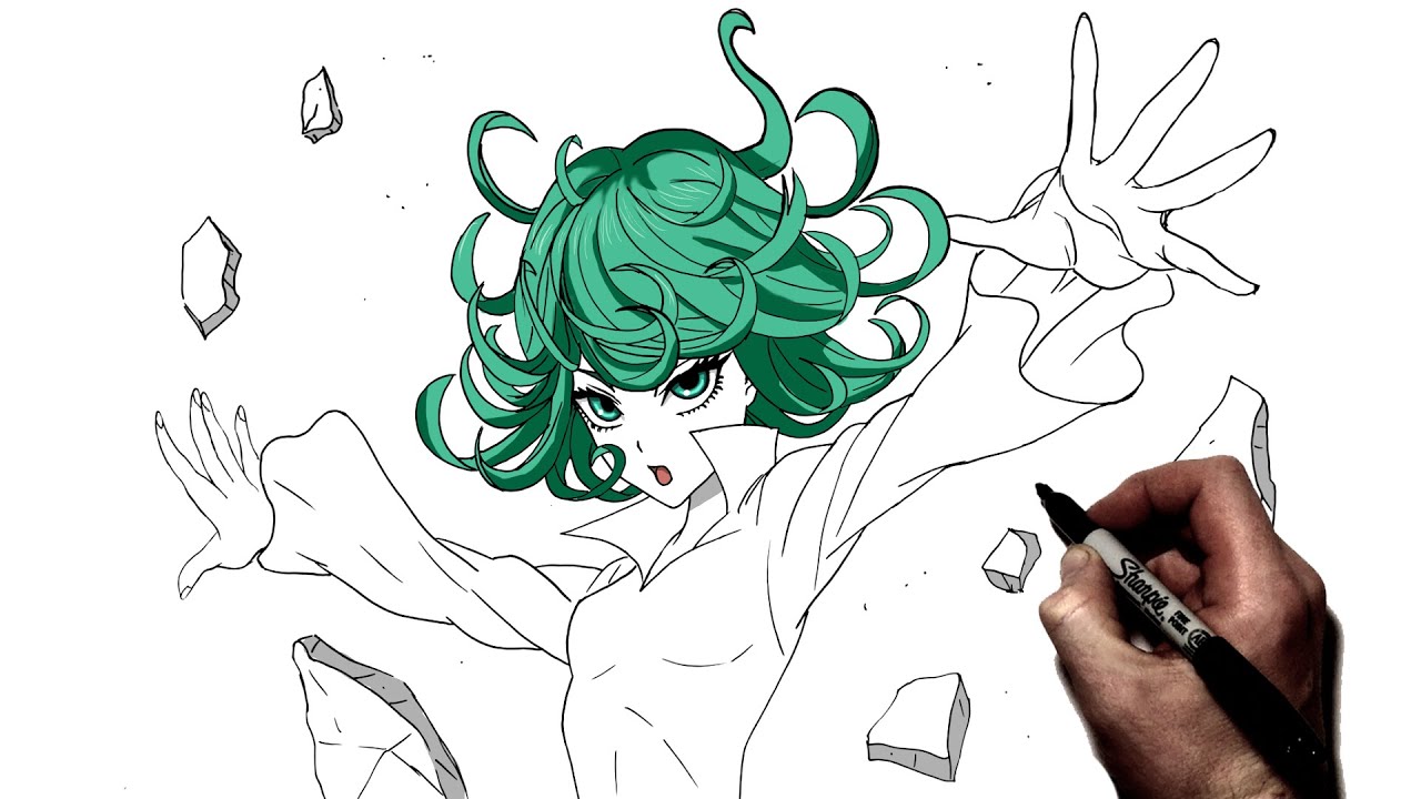 How To Draw Tatsumaki | Step By Step | One Punch Man