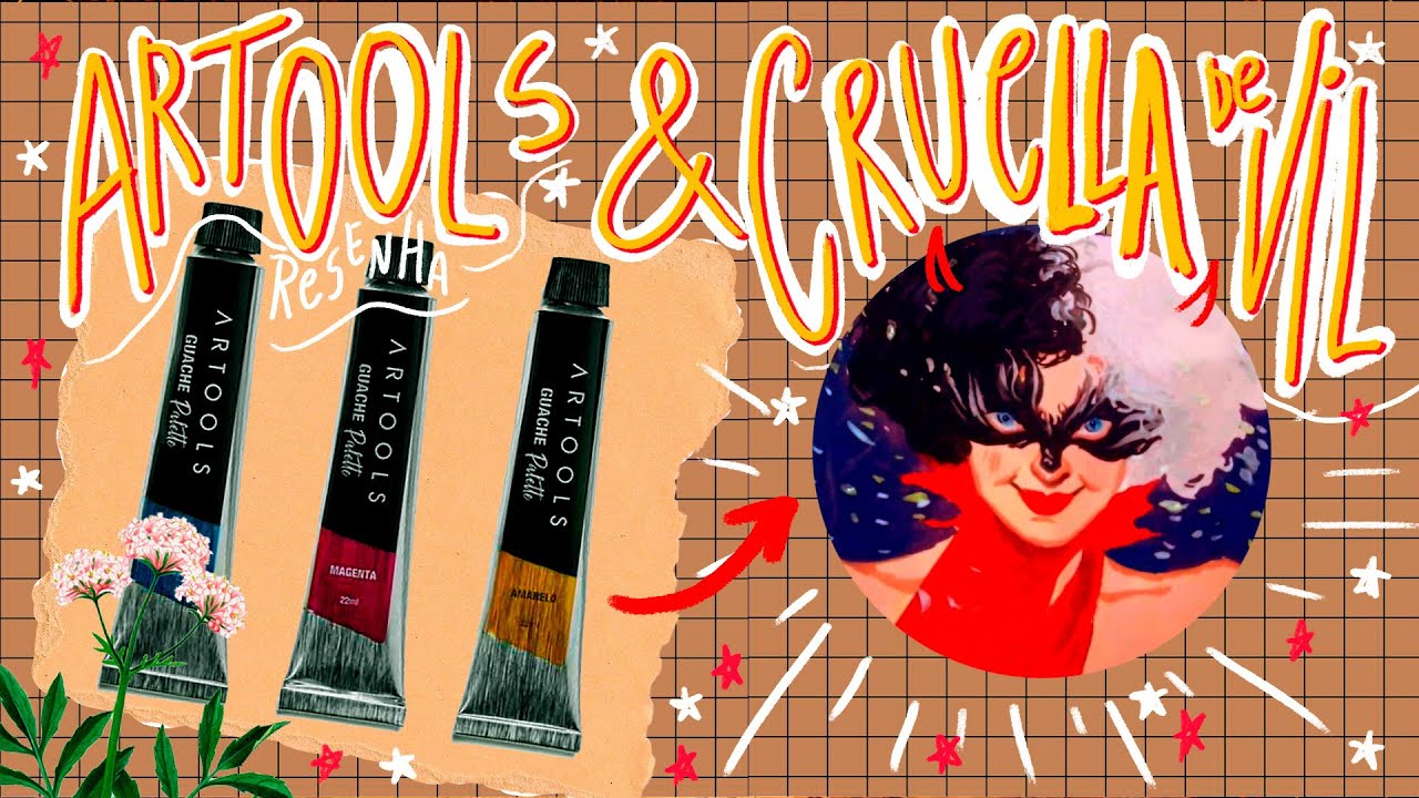 🌈[ Review de Materiais ] ARTOOLS A GUACHE PROFISSIONAL E BARATINHA