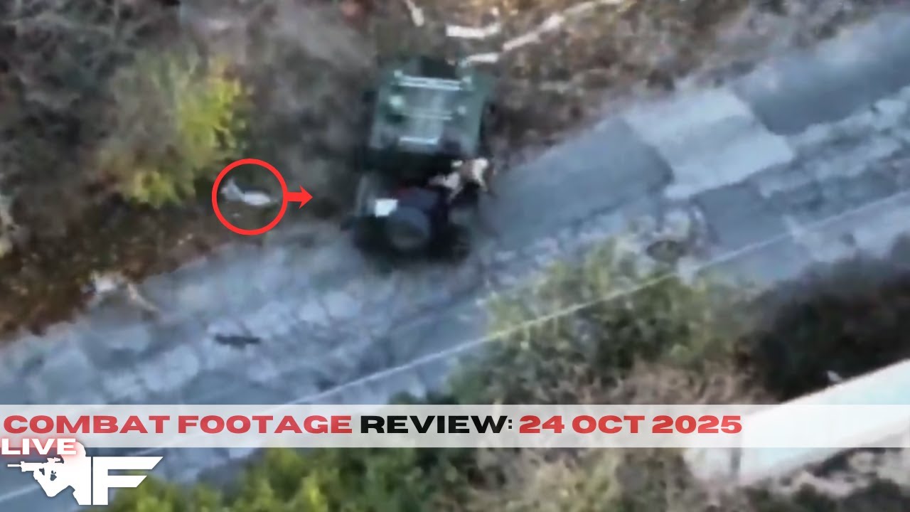 🔴 (LIVE) Ukrainian's Butt Saves Him from Drone | Combat Footage Review