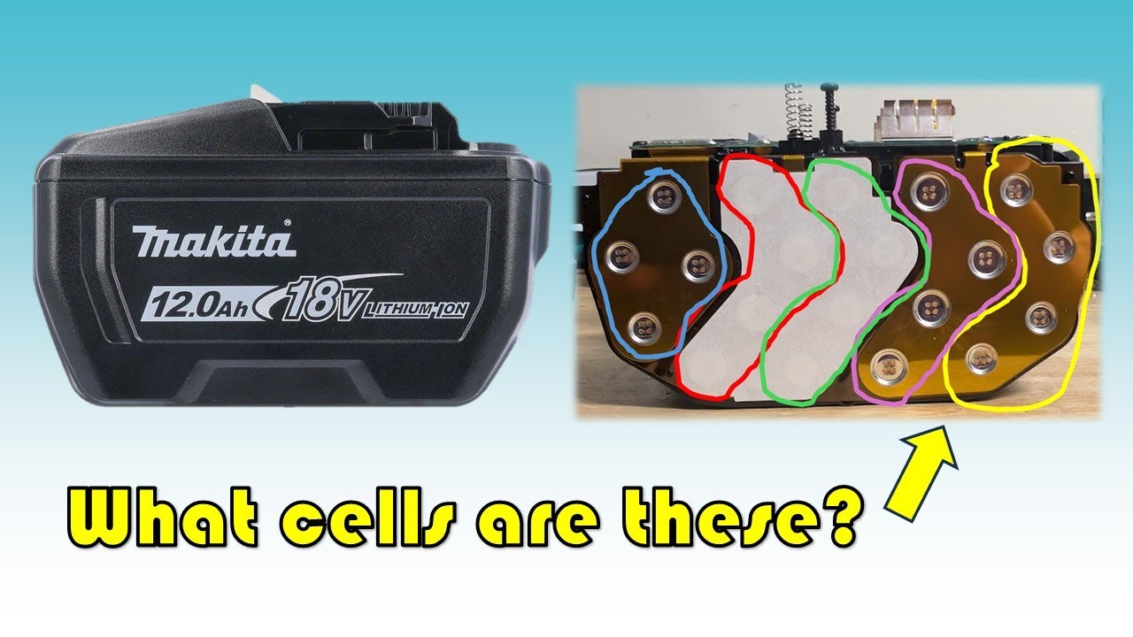 Inside the new Makita BL18120 12.0Ah Battery!
