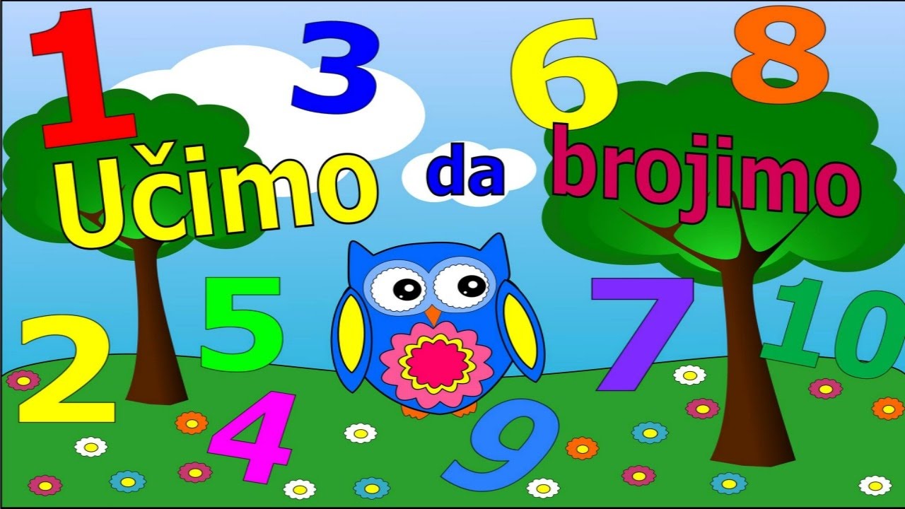 Učimo da brojimo (Brojevi do 10) - Vesele sovice/dečije pesmice/brojevi/dečije pesme