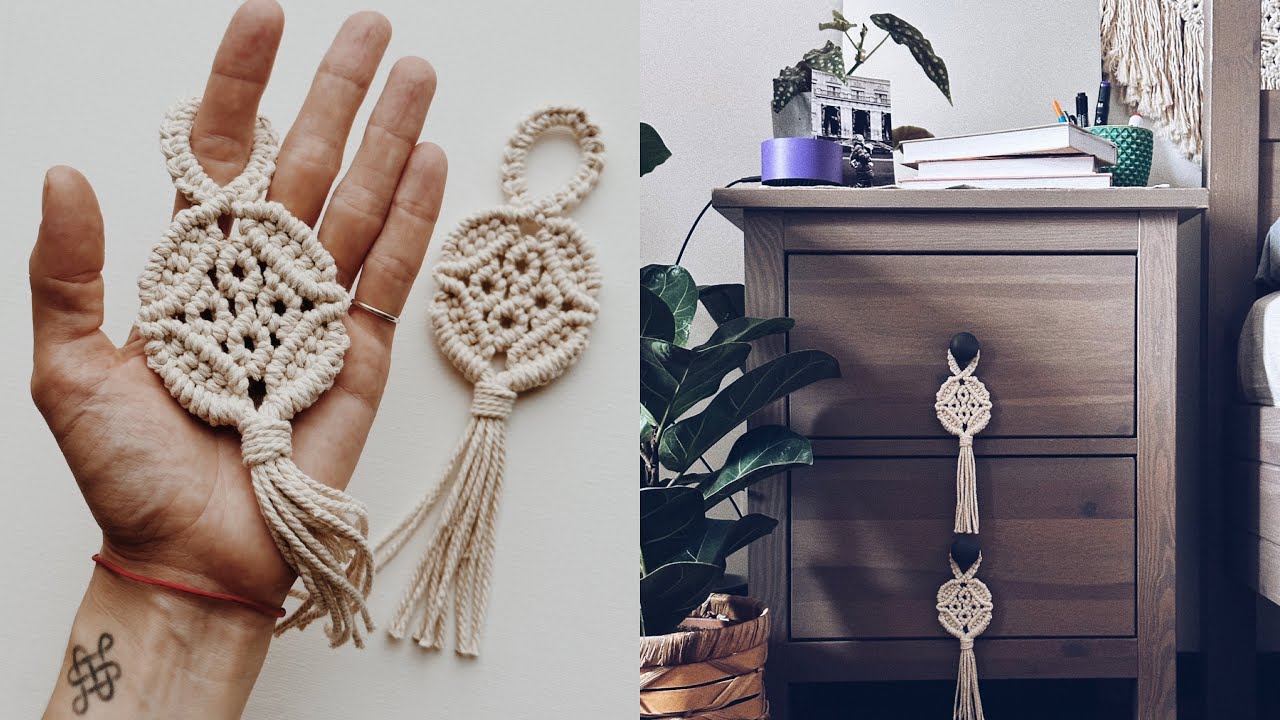 DIY: Macrame Boho tassels for furniture handle
